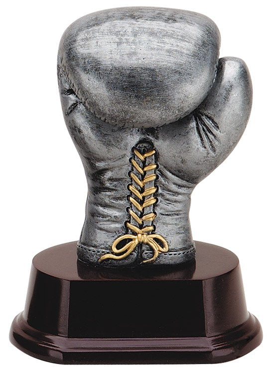 Silver Boxing Glove 5" Trophy – Resin Boxing Award