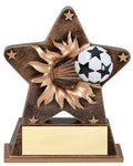Star Burst Soccer Award - 5 ½" Resin