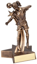 Super Star Soccer Trophy (Female) – Antique Bronze Finish