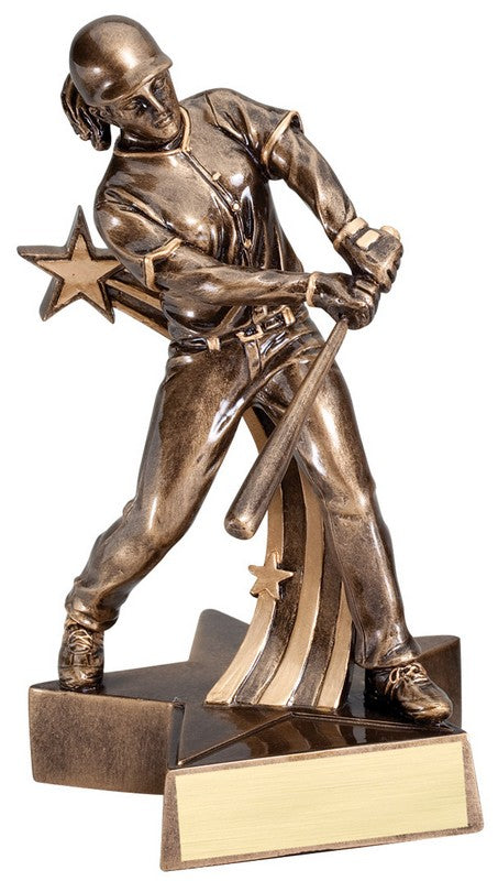 Super Star Softball Trophy (Female) – Antique Bronze Finish