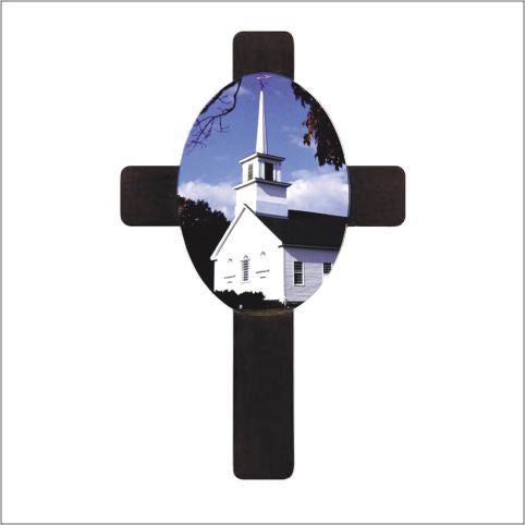 Sublimation Cross Plaque – 4" × 6"