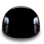 Casco Daytona Slim Line ½ para Motociclista – Skull Wings DOT
