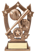 3D Sports Stars Baseball Trophy – 6¼" Resin Award
