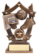 3D Basketball Sports Stars Trophy – 6¼"