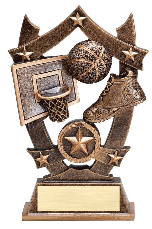 3D Basketball Sports Stars Trophy – 6¼"