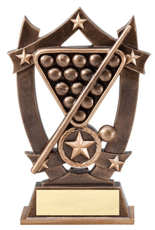 3D Billiards Sports Stars Trophy – 6¼"