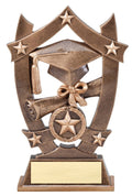 3D Graduate Stars Trophy – 6¼"