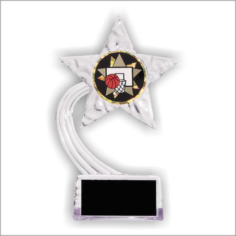 Star Cracked Ice Award – Acrylic Star Trophy