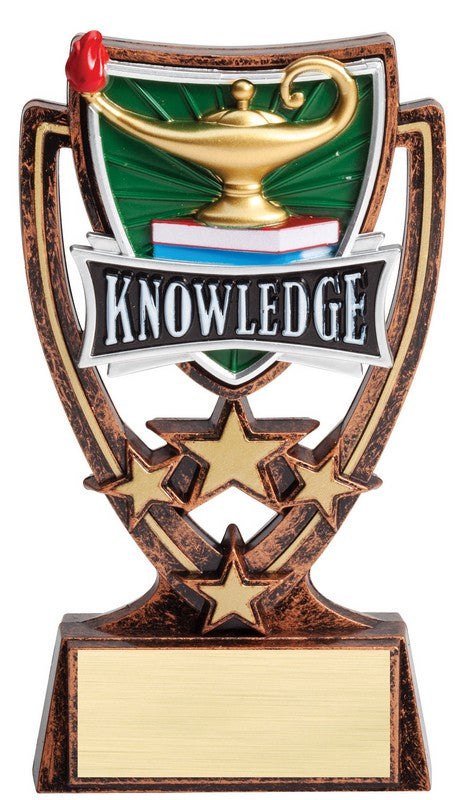 Four Star Lamp of Knowledge Trophy – 6"