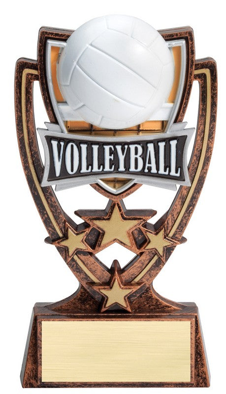 Four Star Volleyball Trophy – 6"