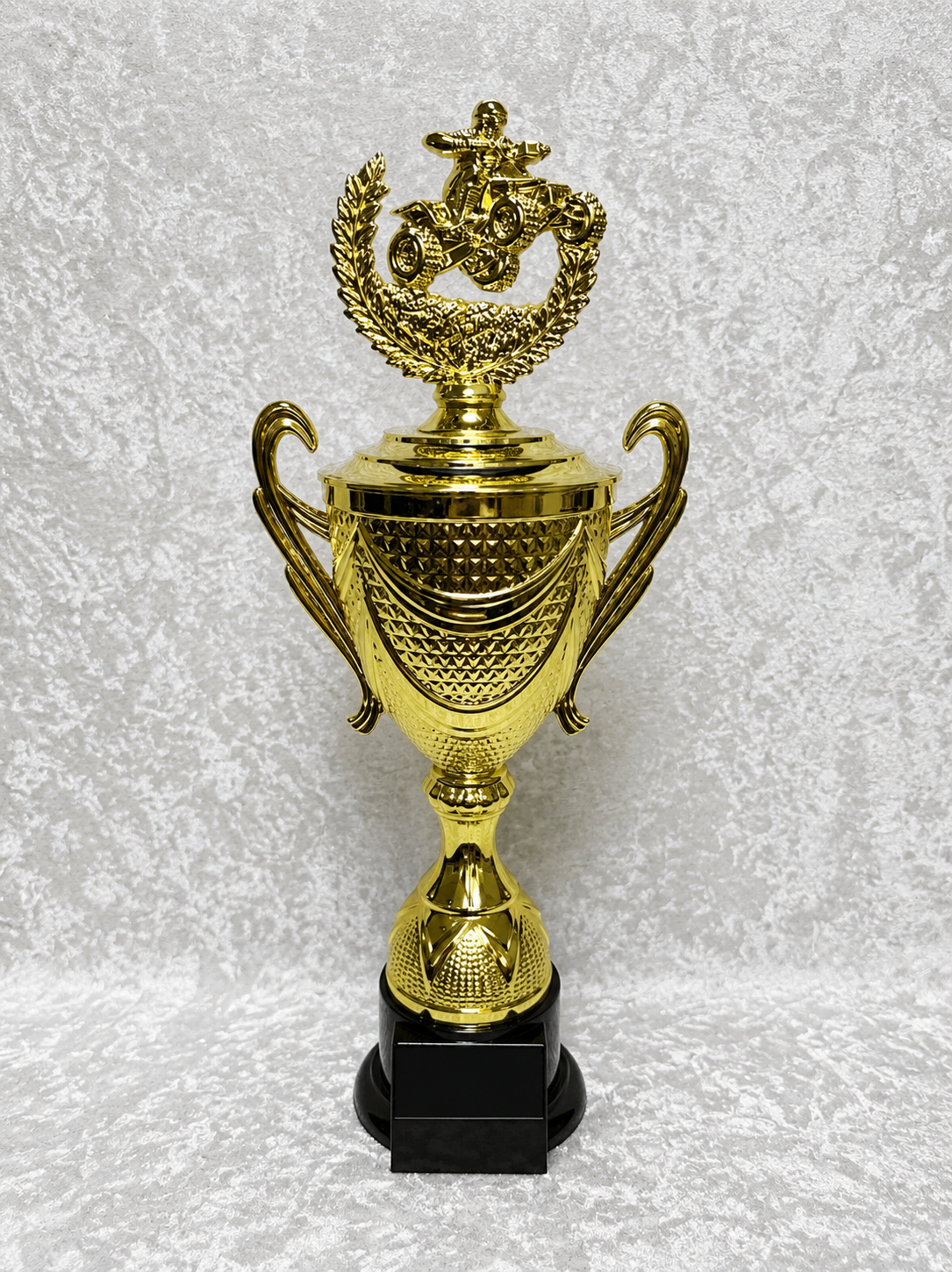 Trofeo de Four Track / ATV con Copa Dorada y Placa Personalizada