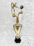 Trofeo Copa Deluxe Alto de Billar / Pool con Bola 8