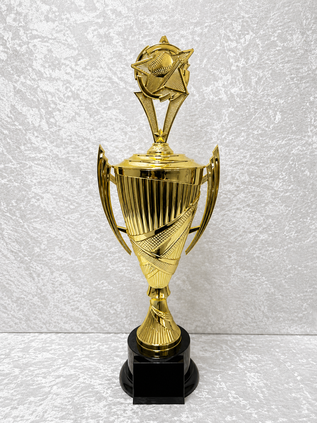 Trofeo Copa Dorada Premium de Béisbol Personalizable