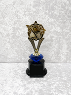 Trofeo Dorado de Béisbol con Base de Diamante Personalizable