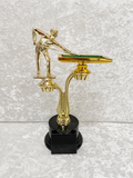 Trofeo de Billar / Pool con Mesa y Base Negra
