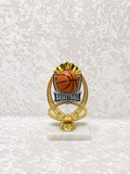 Trofeo de Baloncesto con Base de Mármol