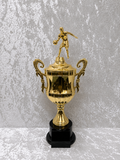 Trofeo de Baloncesto con Copa Dorada y Figura de Jugador
