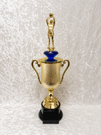 Trofeo Copa de Baloncesto Masculino con Figura de Jugador y Opción de Diamante