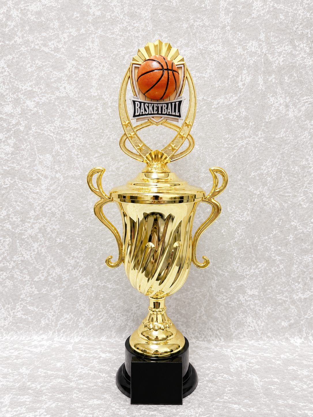 Trofeo Copa de Baloncesto con Bola 3D
