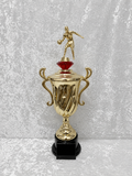 Trofeo Copa de Baloncesto con Jugador y Opciones de Diamante