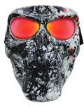 Máscara de Rostro Completo Star Skull con Lentes G-Tech™ Rojos