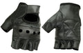 Guantes de Cuero sin Dedos Road Reaper para Hombre – Palma Acolchada