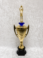 Trofeo Copa de Baloncesto Masculino con Figura de Jugador y Opción de Diamante