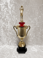 Trofeo Copa de Baloncesto Masculino con Figura de Jugador y Opción de Diamante