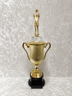 Trofeo Copa de Baloncesto Masculino con Figura de Jugador y Opción de Diamante